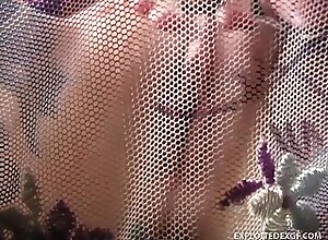 Anna takes close up shots of her panties while she masturbates