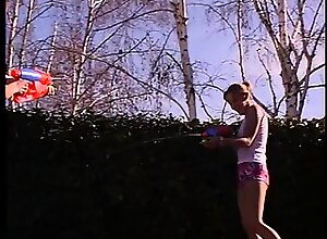 Coed gets down to play with a housewife who needs some loving