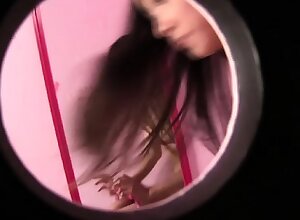 Adorable freshie Arial Rose reveals her slutty side in a glory hole vid