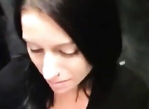 Naughty GF BJ in the changing room