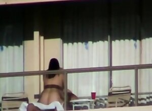 HOTEL BALCONY FUCK!!!!