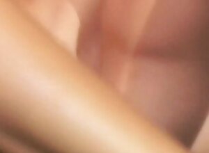 Curvy young teen takes a huge stiff cock right up her sphincter