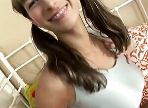 Dawn's huge hooters sensually shake and dance as her tight pussy gets pounded hard