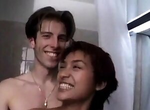 Tiny Thai Amateur Fucked in a Bathroom