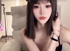 Asian Girl Removes Pink Panties And Toys With Dildo