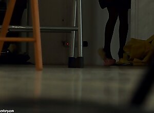 Casting begins with cute blonde singing and continues with amazing lesbian sex