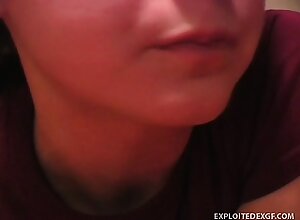Watch and imagine what Anna's sexy decorated lips could do to you
