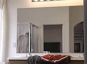 Naughty cheerleader touches herself and gets fucked hard by a long cock