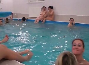 The biggest underwater fucking orgy