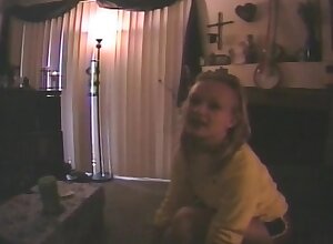 Sexy young blonde uses her skilled mouth to pleasure her man